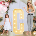 4ft Marquee for Letters C, Large Light up Letters, Letter Balloons, Wedding by GGPL