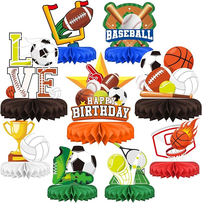 Sports Themed Party Decorations Kit by Gatherfun