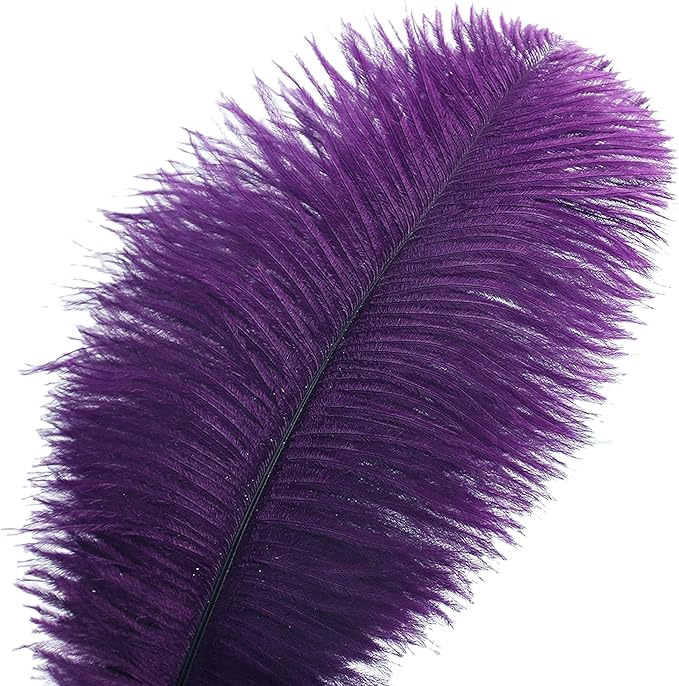 Ballinger Purple Ostrich Feathers Bulk - Image 2