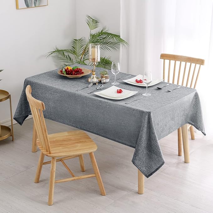 Hiasan Faux Linen Rectangle Tablecloth - Image 3