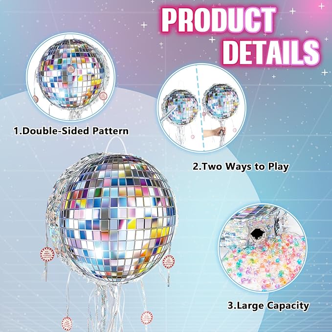WERNNSAI Disco Ball Piñata - Image 5