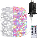 Cool White ⇋ Multicolor 66Ft 200LED Fairy Lights Plug in by BHCLIGHT