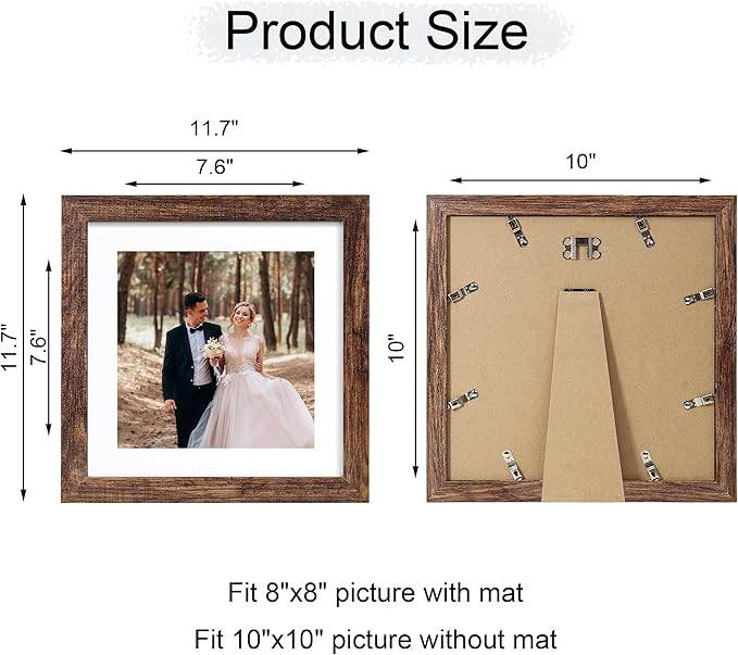 10x10 Picture Frame Set of 4 - Image 4