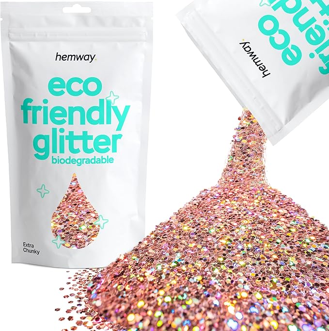 Hemway Eco Friendly Biodegradable Glitter 100g / 3.5oz Bio Cosmetic Safe by Hemway
