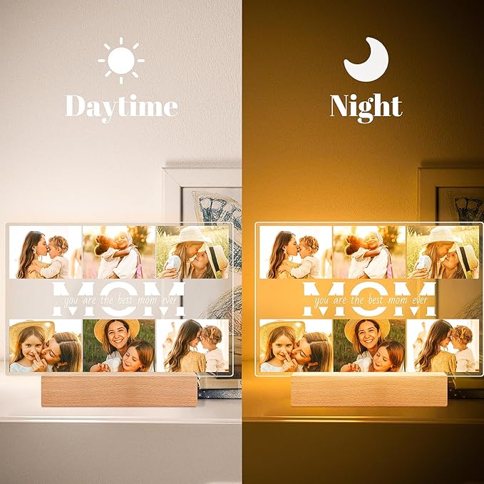 Personalized Gifts for Mom from Daughter Son, Custom Picture Frames - Image 3