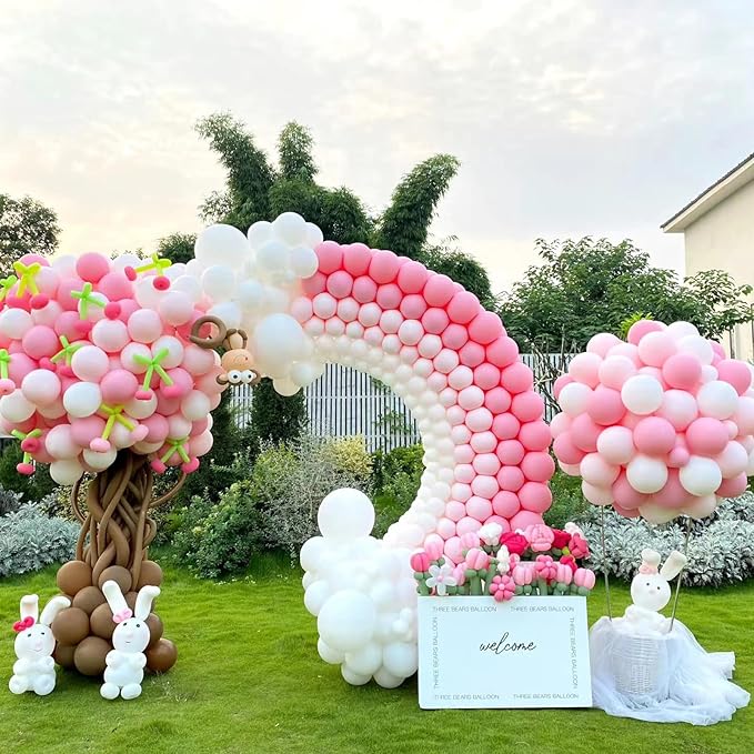 12 Inch Light Pink Balloons for Birthday Party, Baby Shower Anniversary Wedding - Image 3