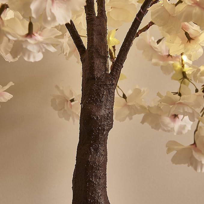LITBLOOM Lighted Cherry Blossom Tree Pink 18IN 40 LED - Image 3