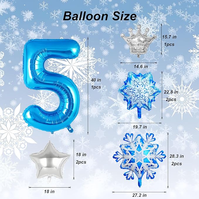 8Pcs Winter Wonderland Decorations - Image 2
