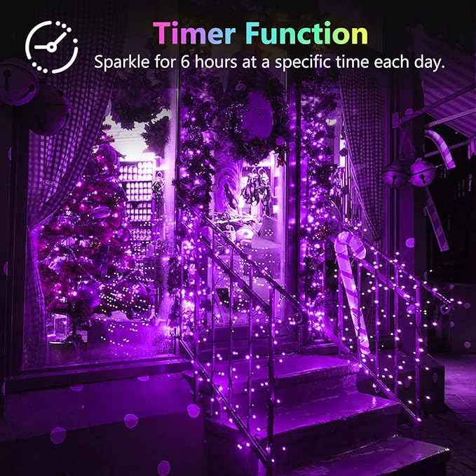 4 Pack 20FT 60LED Halloween Battery Operated Fairy Lights - Image 4
