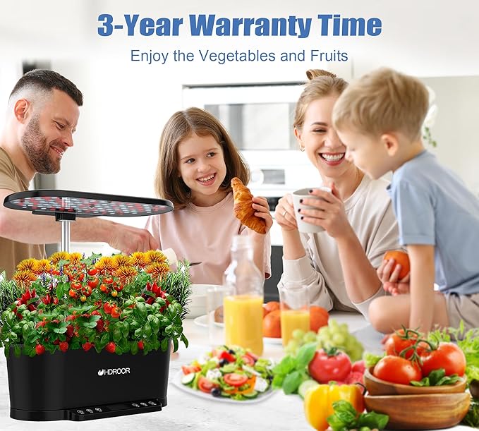Hydroponics Growing System Kit APP Controlled, 15 Pods Indoor Herb Garden - Image 8