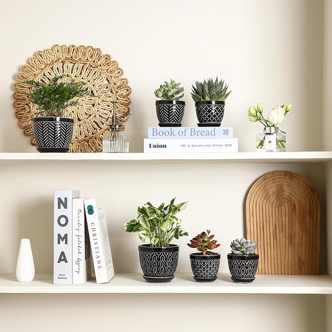 Sureasy Succulent Pots, 3.5 Inch Flower Pots - Image 7