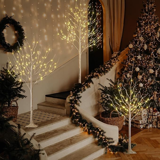 LIGHTSHARE LED Birch Tree Light Set - 4ft - Image 4