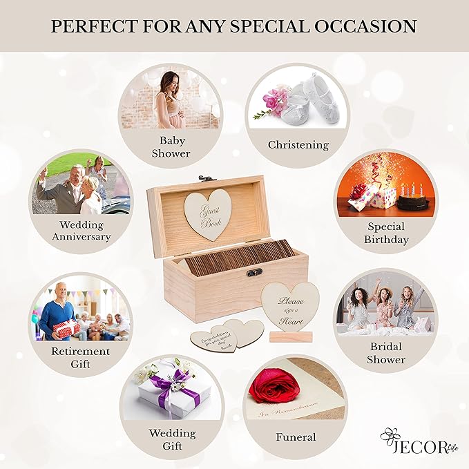 Jecor Alternative Guest Book Box - Image 4