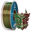 Geeetech Silk PLA Filament 1.75mm Silk Dual Color Filament, Coextrusion by GEEETECH