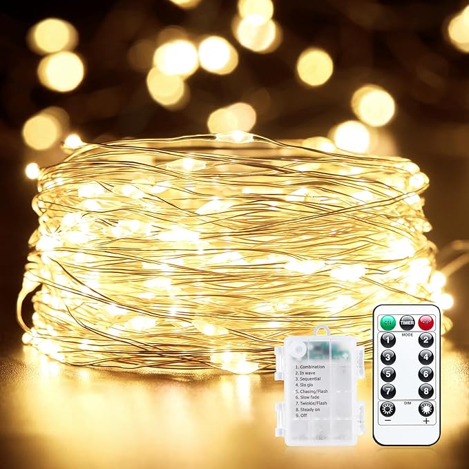 Minetom Fairy Lights Battery Operated by Minetom