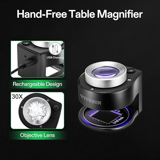 VIVOSUN 30X Rechargeable Loupe Magnifier - Image 4