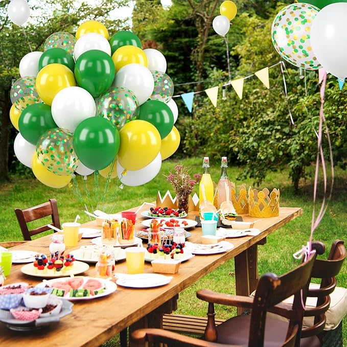 Paready Green and Yellow Balloons - Image 6