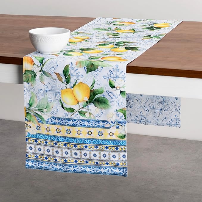 Maison d' Hermine Table Runner 100% Cotton Double Layer Table Runners 108 - Image 9