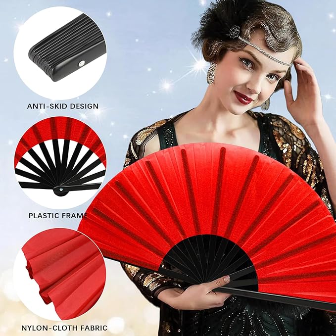 13inch Large Rave Fan Popping Clacking Fans - Image 3