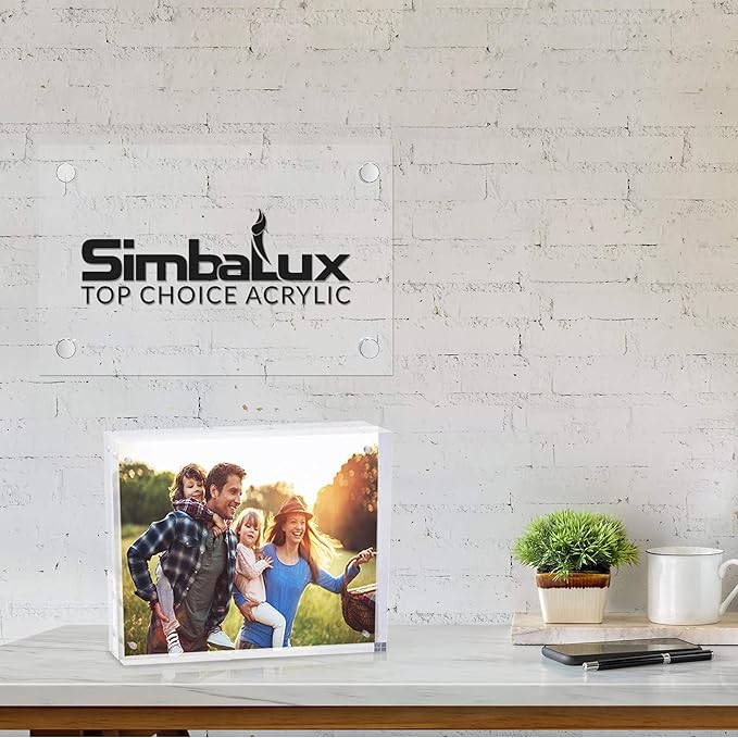 SimbaLux Magnetic Acrylic Picture Photo Frame 8x10 inches 24mm Thick - Image 9