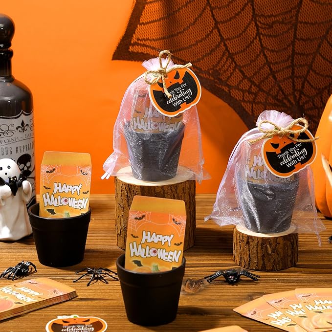 Ctosree 24 Sets Halloween Pumpkin Party Favors - Image 3