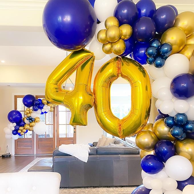 90pack Navy Blue Balloons Different Size 18/12/10/5 Inch Dark Blue Balloon - Image 6