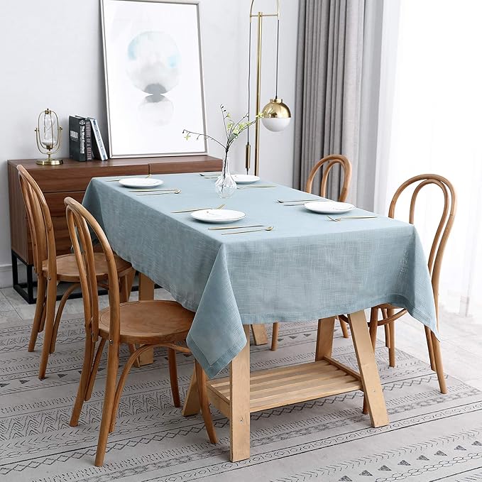 maxmill Lux Faux Linen Table Cloth by maxmill