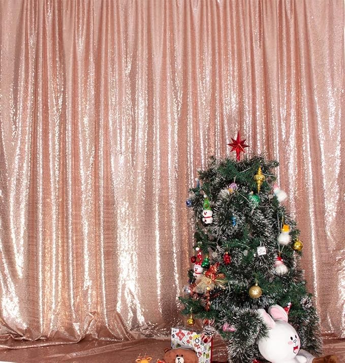 Juya Delight 6FT X 8FT Non-Transparent Sequin Photography Background Backdrop - Image 7