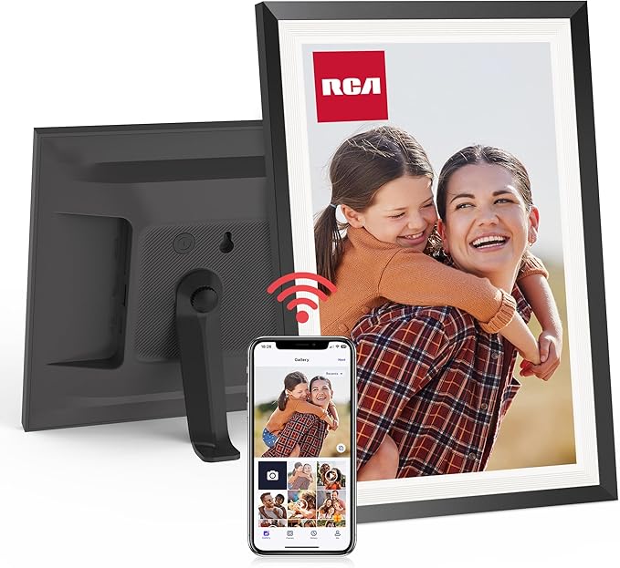 RCA 10.1” WiFi Digital Picture Frame, Electronic Photo Frames 32GB Storage by RCA