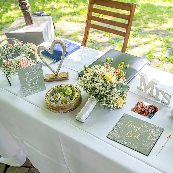 Wedding Guest Book Personalized Photo Guestbook to Sign at Reception Wedding - Image 5