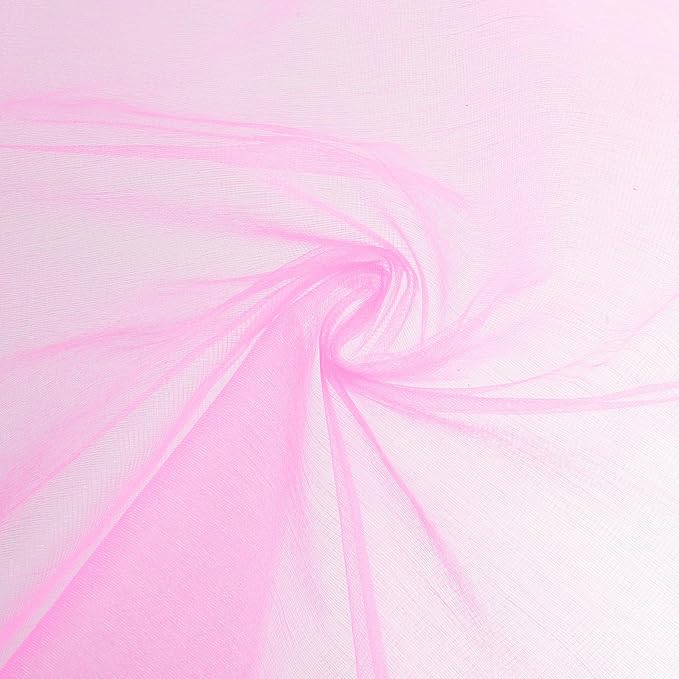 uxcell 19" by 5.5 Yard Tulle Fabric Backdrop Curtains - Image 3