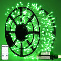 JMEXSUSS 500 LED Green Christmas String Lights Indoor Outdoor, 8 Modes 163 FT by JMEXSUSS