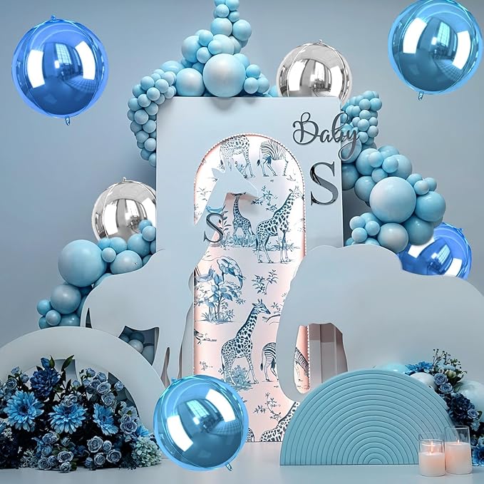 Giant 4D Foil Balloons, 22 Inch Big Round Foil Balloon - Image 5