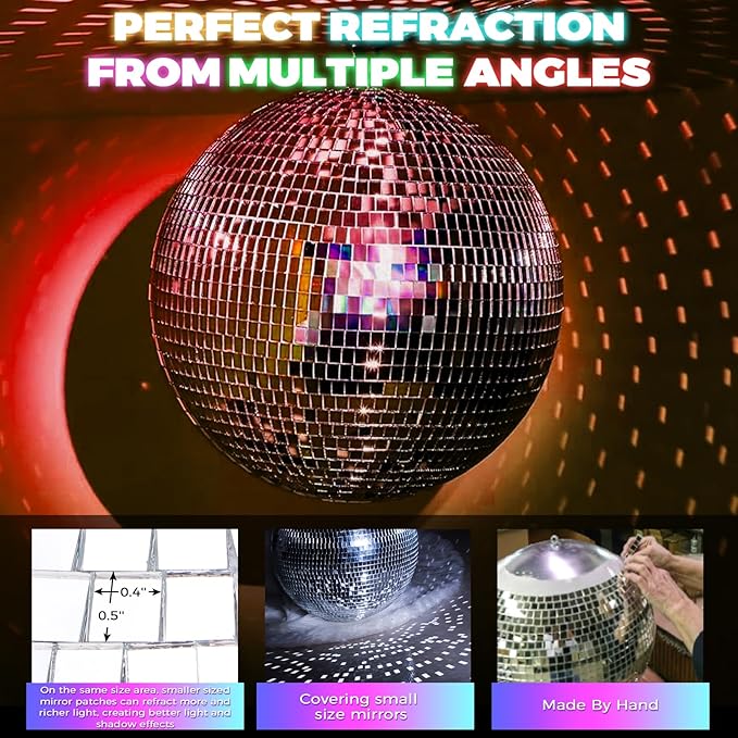 16inch Large Mirror Disco Ball - Image 5