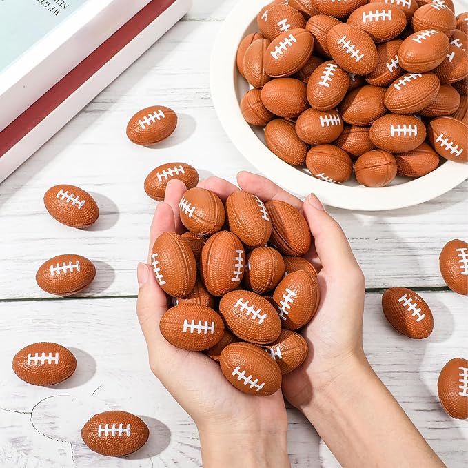 Jerify 250 Pack Mini Footballs Stress Balls Bulk 1.4 Inch Small Soft Foam - Image 6