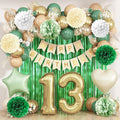 Sage Green 13th Birthday Decorations by KAINSY