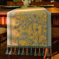 13×72 Inch Table Runner, Retro-Luxury Tassels Series by Unknown