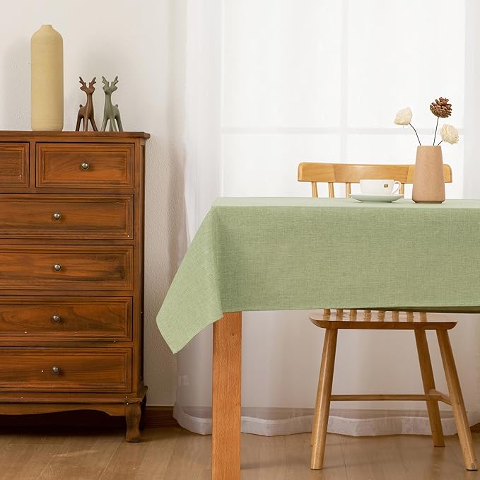 Hiasan Faux Linen Rectangle Tablecloth - Image 2
