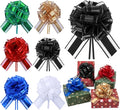 6 Pcs 6 Inch Black Pull Bows, Party Decorations, Crafts Easy-to-Use Pull Bows by Unknown