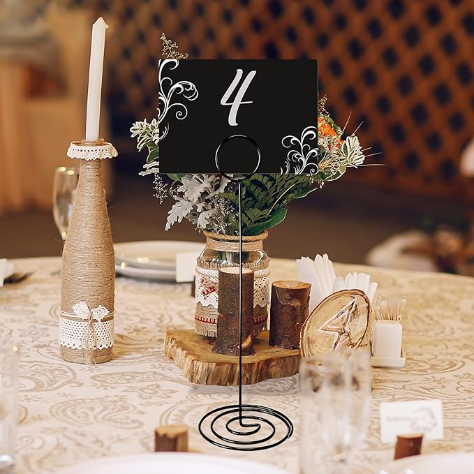 TecUnite 12 Pcs Mini Chalkboard Signs - Image 2