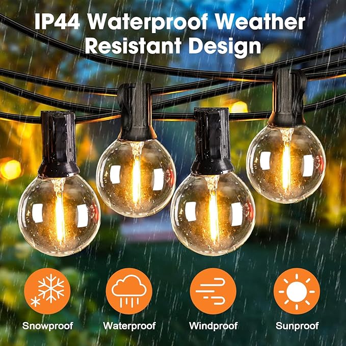 15 Pack G40 LED Replacement Light Bulbs - Image 6