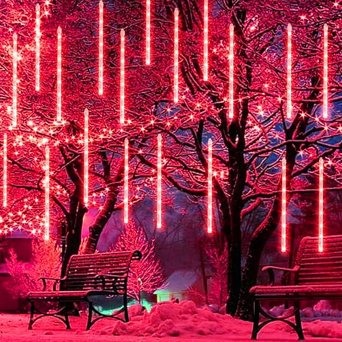 Dazzle Bright 288 LED Christmas Light, 11.8 Inch Meteor Shower Rain Lights - Image 7