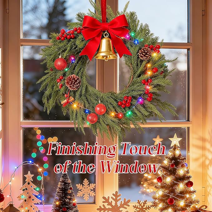6ft Christmas Norfolk Pine Garland - Image 2