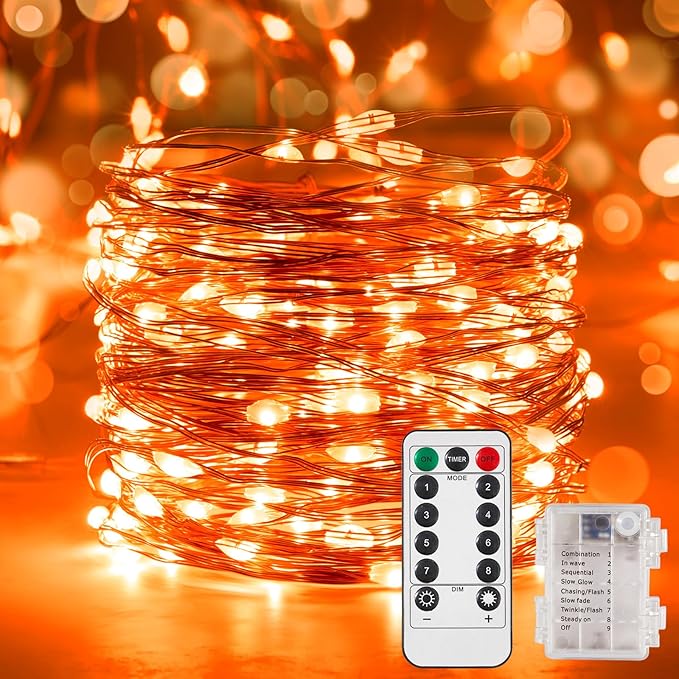 4 Pack 65.6 Ft. Battery Operated Outdoor String Lights - Image 4