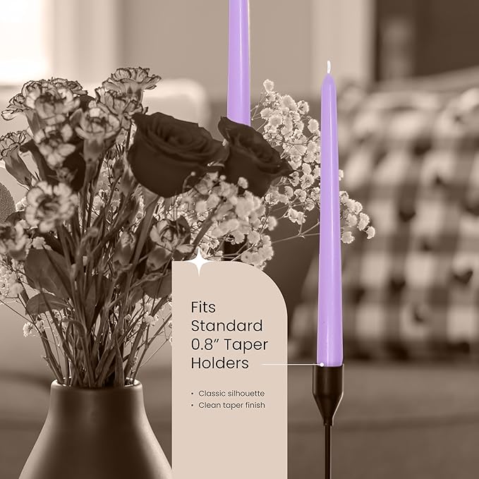 Leor & Lair Light Purple Candlesticks - Image 3