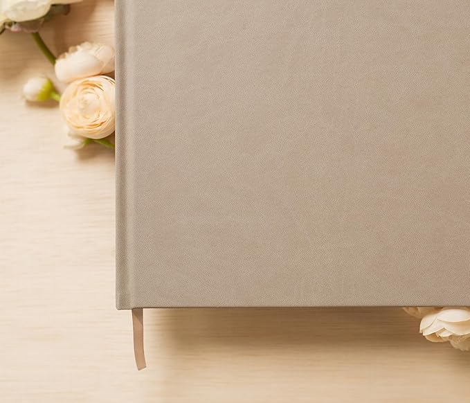 MUUJEE Personalized Guestbook in Taupe - Image 4