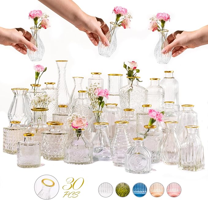 Premium Heirloom Hills Bud Vases by Unknown