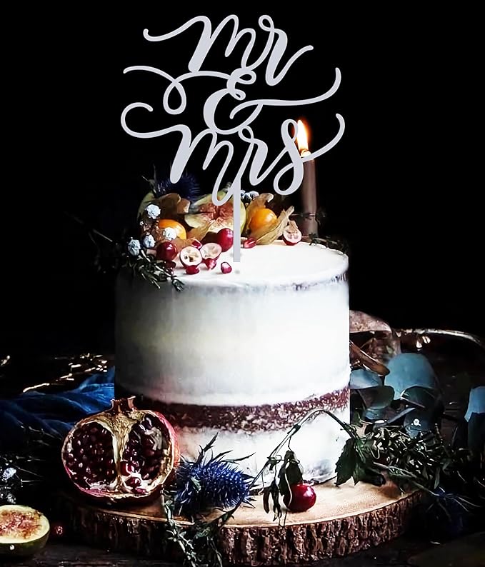 Mr and Mrs Cake Topper - Image 3