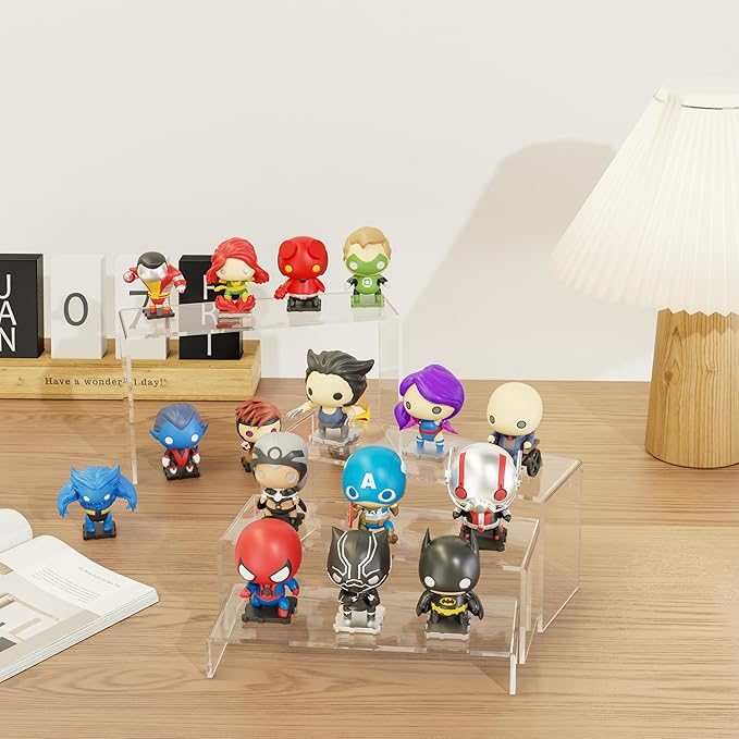 Black Matte Metal Display Stand, Metal Rectangular Display Shelf - Image 2