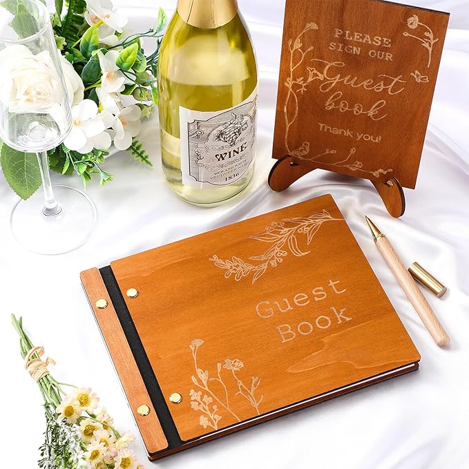 Wedding Guest Book Personalized Photo Guestbook to Sign at Reception Wedding - Image 4